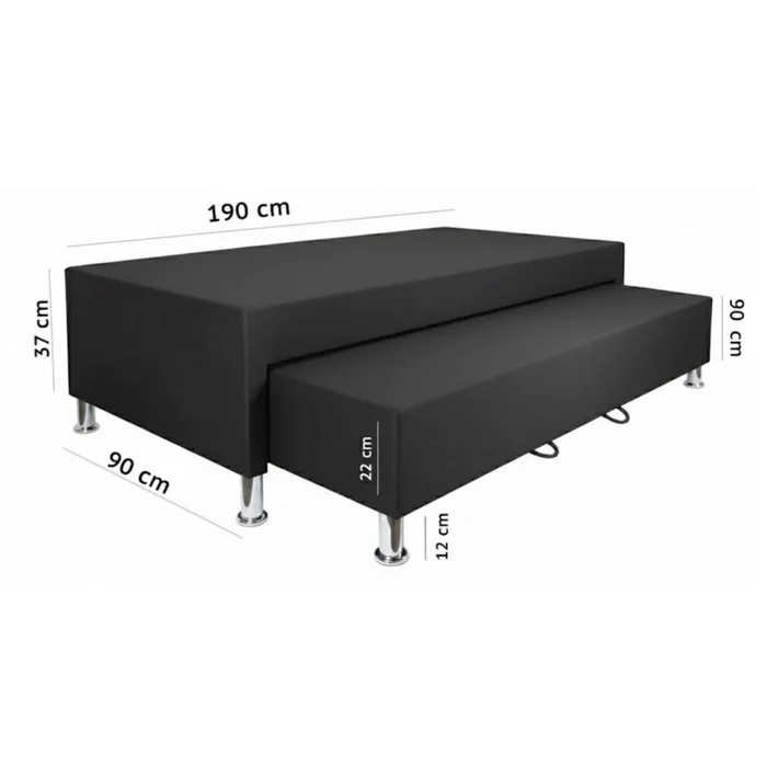 Box Marinera en Negro - Dormitorio, Uruguay | La Cueva Muebles, vista 3