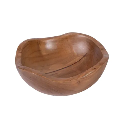Bowl Decorativo Small Madera Natural-beige Bold en Madera natural - Decoración, Uruguay | Divino
