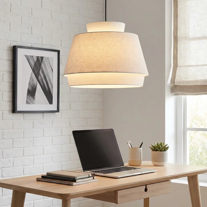 Colgante Aura Dual Cónico en Beige - Lámparas colgantes, Uruguay | La Perla, vista 2
