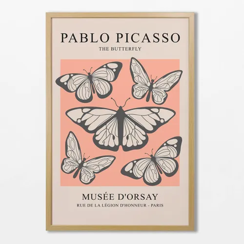 Pablo Picasso - The butterfly en Multicolor - Láminas, Uruguay | La Cuadrería