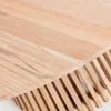 Mesa redonda Jeanette de madera maciza de - teca Ø 90 cm en Madera natural - Mesas de comedor, Uruguay | Kavehome, vista 4 de 5