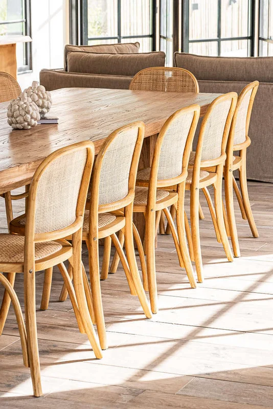 MESA COMEDOR ATHENA - 3.00 X 1.00 MTS en Madera natural - Mesas de comedor, Uruguay | La Iberica, vista 17