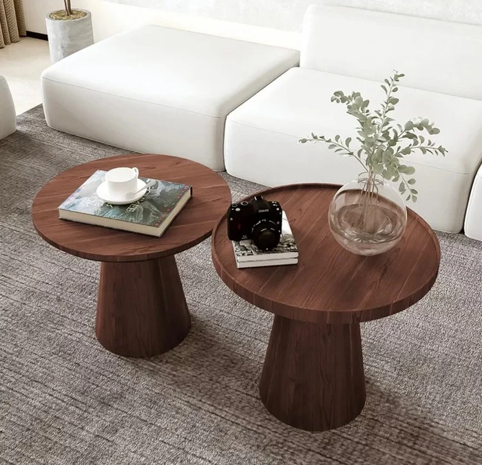 Mesa redonda madera JANA en Madera natural - Mesas de living, Uruguay | Simple Deco, vista 2