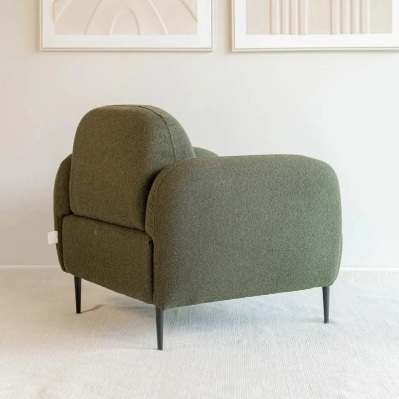 Sofá Giovanni - 1 cuerpo / Verde Oliva en Verde - Butacas, banquetas y puffs, Uruguay | Fábrica Italiana, vista 3