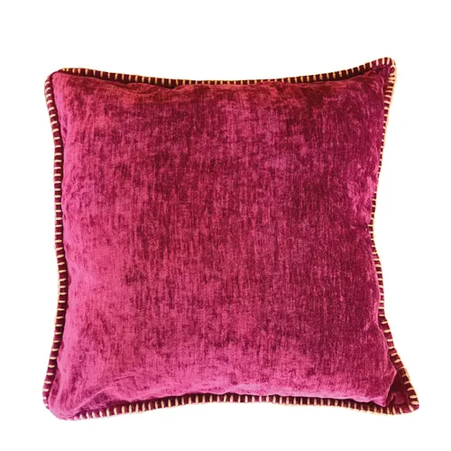 Almohadón Bordo - Textiles, Uruguay | Tutto Deco