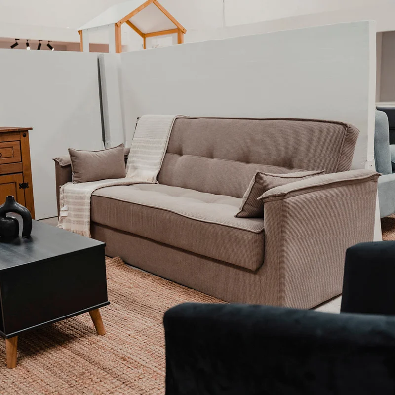 Sillón Cama Dana - Marrón en Marrón - Sillones y sofás, Uruguay | Ecowood, vista 3