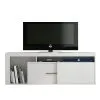 Rack Tv Living Hasta Led 43 Estantes 1 Puerta Blanco Lugano en Blanco - Sillones y sofás, Uruguay | Soy Hogar, vista 2 de 4