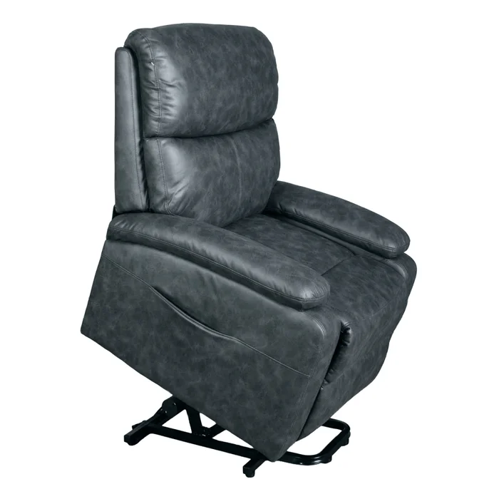 Recliner C/lift 1 Cuerpo Tela Gris Dublin Grafito en Gris - Sillones y sofás, Uruguay | Divino, vista 4