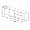 Rack Luna - Grande - Natural en Marrón - Muebles para TV, Uruguay | NYR, vista 5 de 5