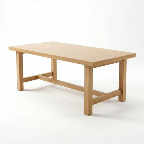 Mesa de comedor Madera Maciza Toronto 180 cm en Madera natural - Mesas de comedor, Uruguay | Rústico Hogar