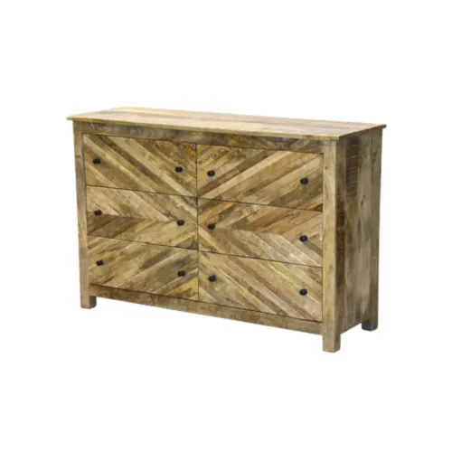 A-166 Cómoda 130x40x85 en Madera natural - Cómodas, Uruguay | Victoriana