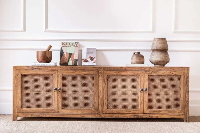 APARADOR BAJO - RACK OLMO TOSTADO - 2.10 MTS en Madera natural - Muebles para TV, Uruguay | La Iberica, vista 2