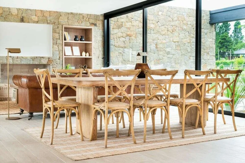 MESA COMEDOR ATHENA - 2.50 X 1.00 MTS en Madera natural - Mesas de comedor, Uruguay | La Iberica, vista 3