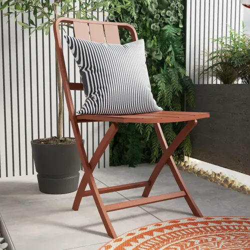 Silla Idaho plegable naranja en Naranja - Muebles para el exterior, Uruguay | Naterial Uruguay