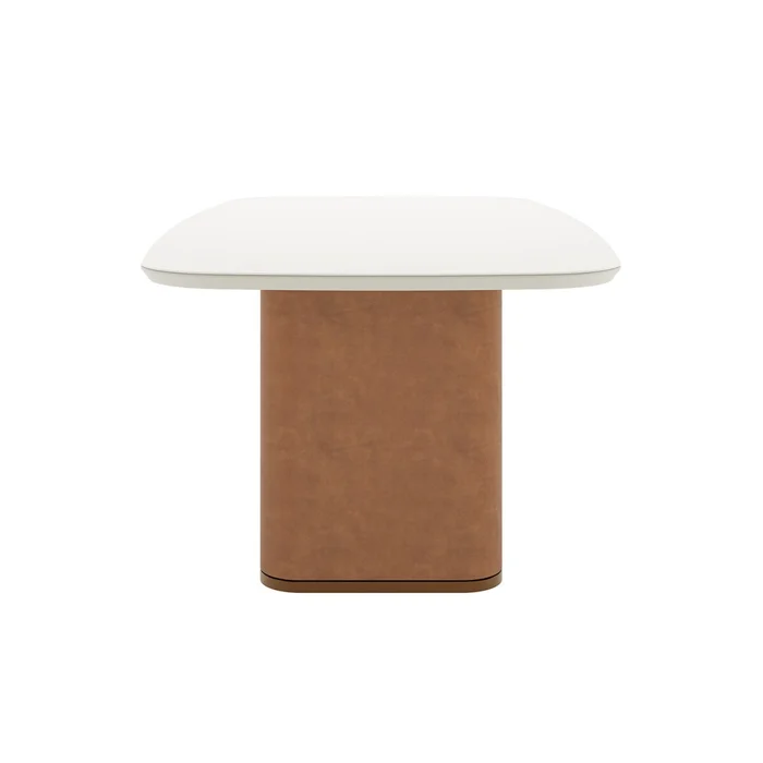 Mesa De Comedor Lintz - 184 - Linea Mónaco - Blanco/Marrón - Mesas de comedor, Uruguay | Rústico Hogar, vista 4