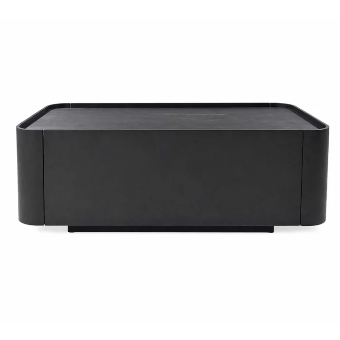 Mesa Ratona Melamina Negro Canela en Negro - Mesas de living, Uruguay | Divino, vista 2
