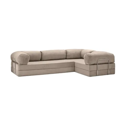 Sofá Teddy - Chaise longue (Pana) en Verde - Sillones y sofás, Uruguay | Bloop Home