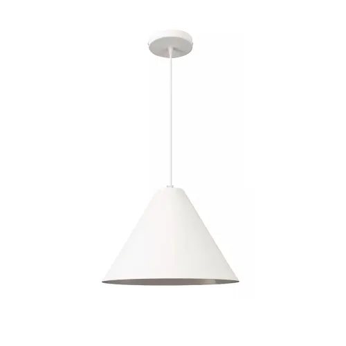 Luminaria Colgante Bucarest Big Blanca ø 35 cm en Blanco - Lámparas colgantes, Uruguay | Serlux