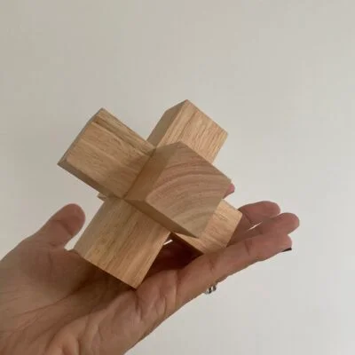 Figura geométrica en madera maciza - 3 cm (9cm) - Decoración, Uruguay | Dreams On Time, vista 12