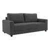 SOFA 3 CUERPOS - TELA PET FRIENDLY GRIS OSCURO en Gris - Sillones y sofás, Uruguay | Champagne Home, vista 2 de 5