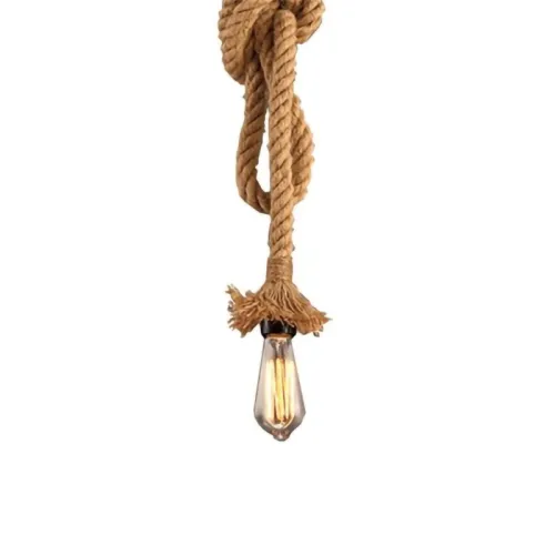 Lámpara Colgante Rope en Marrón - Lámparas colgantes, Uruguay | Serlux