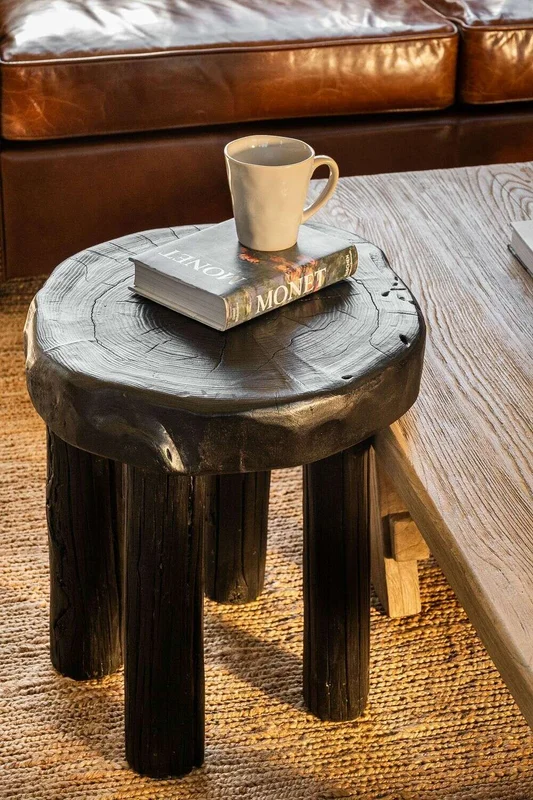 MESA AUXILIAR IRREGULAR NEGRA - 40 CMS en Negro - Mesas de living, Uruguay | La Iberica, vista 9