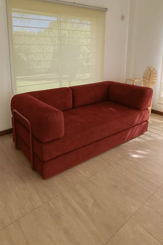 Sofá Teddy - Hydroproof (tonos rojizos) en Naranja - Sillones y sofás, Uruguay | Bloop Home, vista 3