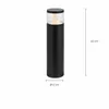 Luminaria Bolardo Exterior 9W Kane 60cm Negro en Negro - Lámparas de pie, Uruguay | Unilux, vista 3 de 3