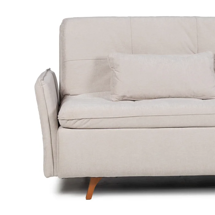 Sofá Cama Maira - C/Brazos - Tela Microfibra - 10285 (Beige) en Beige - Sillones y sofás, Uruguay | Nyr, vista 5