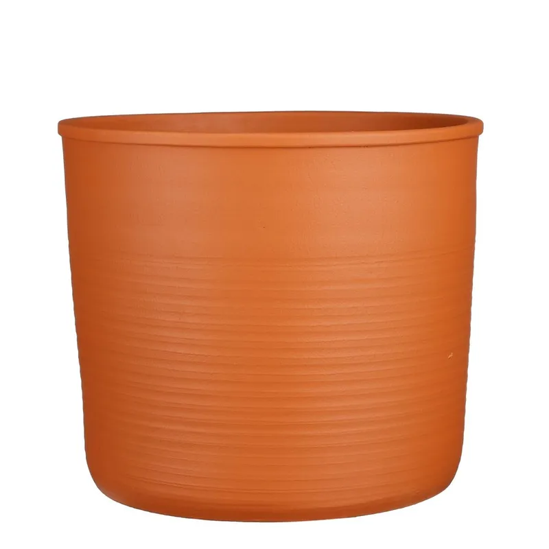 Maceta Momo Ceramica Naranja 1114811 en Rojo - Jarrones, Uruguay | Divino