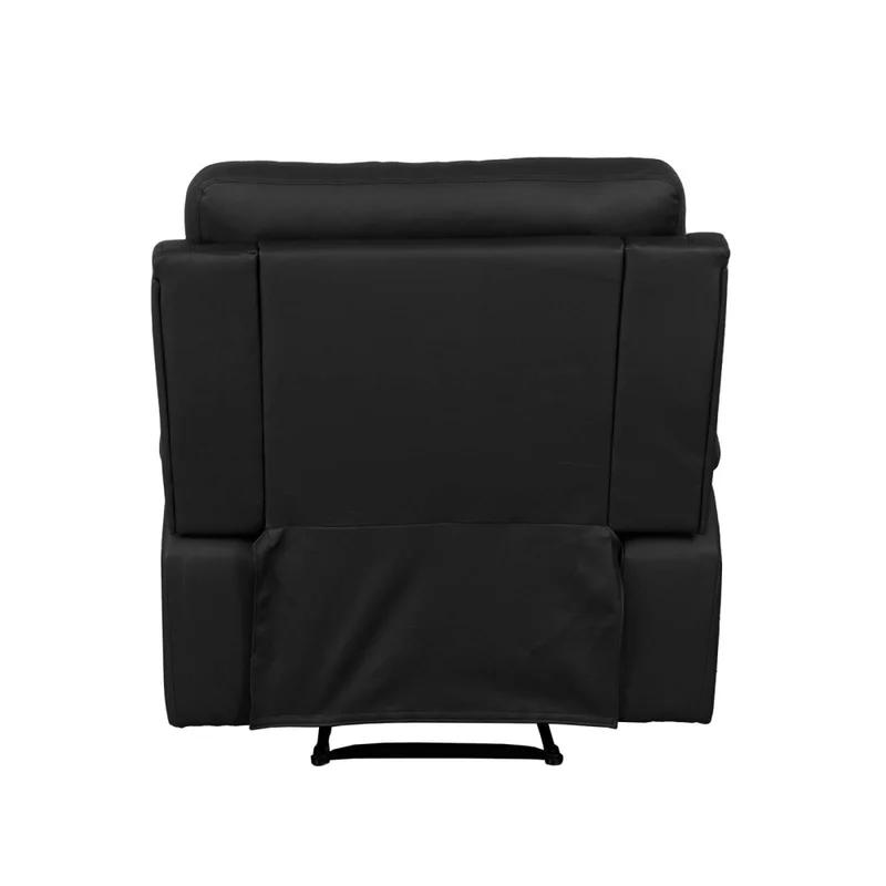 Recliner 1 Cuerpo Simil-cuero Negro Lexus en Negro - Sillones y sofás, Uruguay | Divino, vista 8