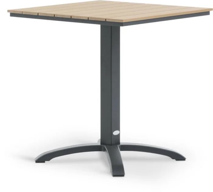 Mesa bistró HOBRO A70xL70 natural en Madera natural - Muebles para el exterior, Uruguay | JYSK