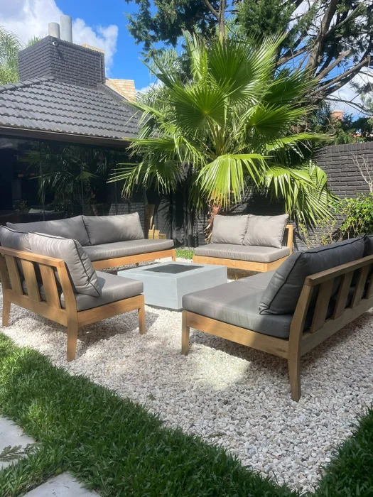 Conjunto de sillones exterior en Madera natural - Muebles para el exterior, Uruguay | Entrecasa, vista 2