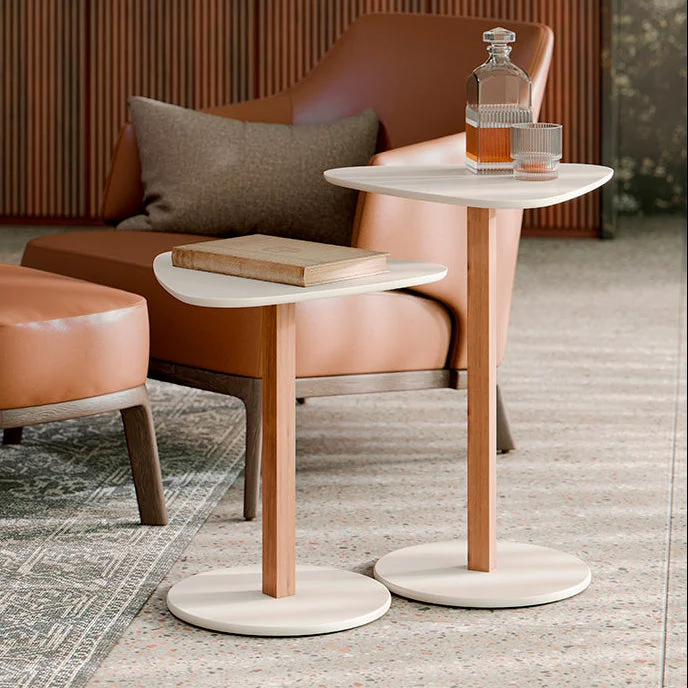 Conjunto de Mesas Lateral Paris Irregular - Linea Ares en Madera natural - Mesas de living, Uruguay | Balton, vista 8
