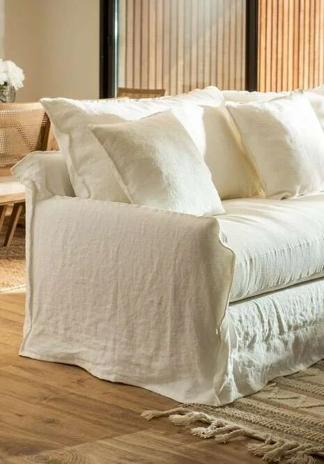 SILLON ALMA LINO BLANCO - 2.30 MTS en Blanco - Sillones y sofás, Uruguay | La Iberica, vista 4