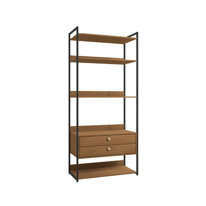 Closet Abierto Modular P49 - Linea Industrial en Madera natural - Roperos y placares, Uruguay | Balton, vista 14