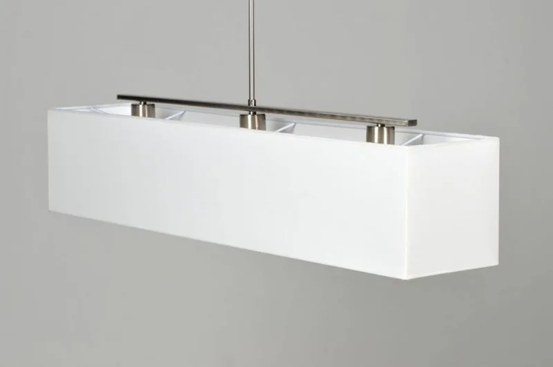 Colgante rectangular blanco en Blanco - Lámparas colgantes, Uruguay | La Perla, vista 3