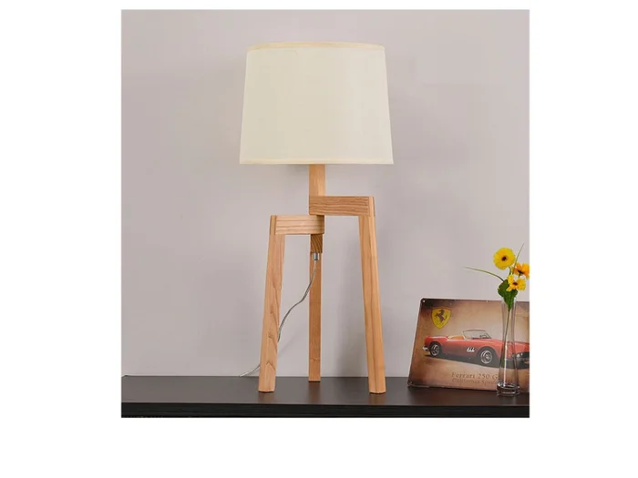 Lampara de Mesa TRIPODE Natural en Beige - Lámparas de mesa, Uruguay | Finkel, vista 3