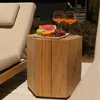 MESA HEXA LATERAL TEKA  INDOOR/OUTDOOR - Mesas de arrimo, Uruguay | Masinfinito Casa, vista 2 de 2