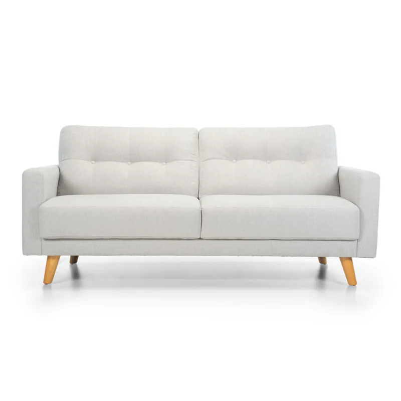 Sofá Lars - Tela Aquaclean - 3 cuerpos - A fabricar en Beige - Sillones y sofás, Uruguay | Nyr, vista 4