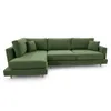 Sofa con Chaise Dublin 5 Cuerpos (300 cm) EASY CLEAN – Verde Opaco - Sillones y sofás, Uruguay | Berna home, vista 1 de 5