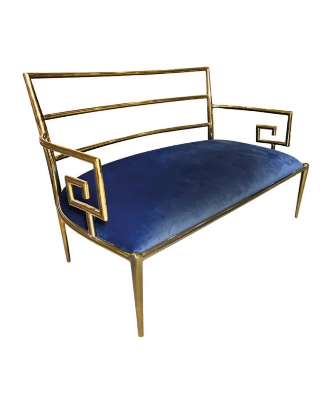 BANQUETA RHODES 39285 TELA 135X74X84H CM en Azul - Butacas, banquetas y puffs, Uruguay | Vinibel