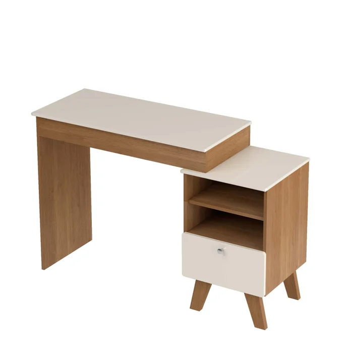 Escritorio Tocador Mdf-y-mdp Marron Sophie en Marrón - Escritorios, Uruguay | Divino, vista 4