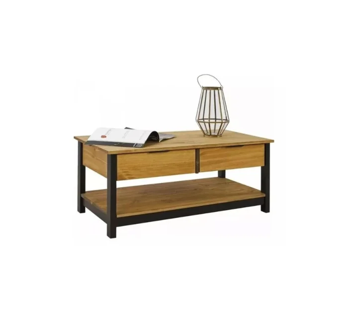 Mesa De Centro Living Madera Maciza Línea Denver en Madera natural - Mesas de living, Uruguay | Ecowood, vista 2