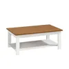 Mesa Ratona Central Madera Blanco Agata Bco/nat en Multicolor - Mesas de living, Uruguay | Divino, vista 2 de 3