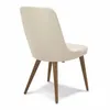 Silla tapizada - Tela Gris clara - Patas madera Cinamomo en Madera natural - Sillas, Uruguay | Champagne Home, vista 2 de 2