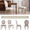 Silla Tapizada Estilo Luis Xv Con Botones en Beige - Sillas, Uruguay | La Cueva Muebles, vista 5 de 6