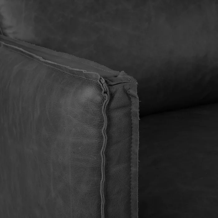 Butaca 1 Cuerpo Cuero-100-natural Negro Romeo en Negro - Sillones y sofás, Uruguay | Divino, vista 7