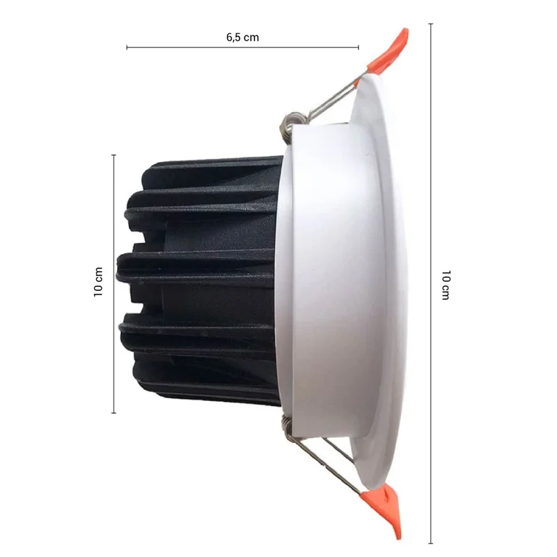 Downlight LED LUX 11W Luz Cálida en Blanco - Lámparas colgantes, Uruguay | Serlux, vista 5