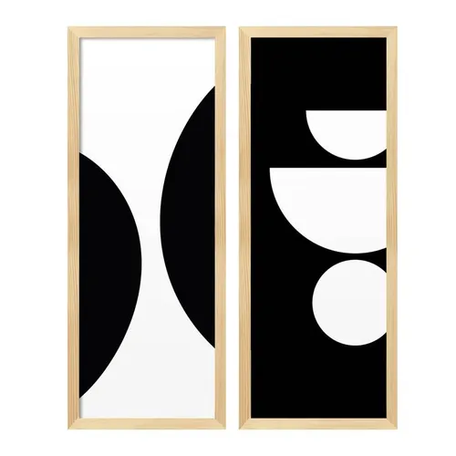 Set 2 Cuadros / Láminas decorativas Abstracto 3 - Decoración de pared, Uruguay | Alta Gracia Deco